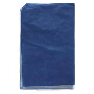 AmpleWear Patient Vest Non Woven Blue / White Disposable 50/Ca