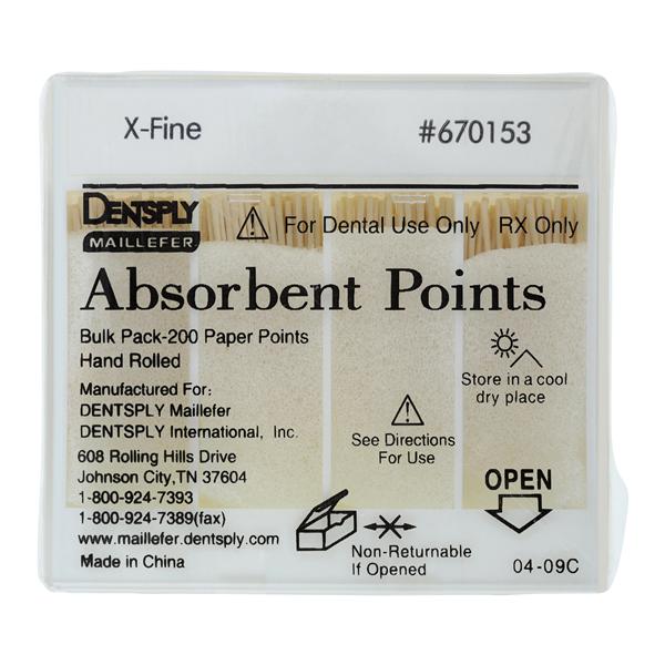 Absorbent Points 200/Bx