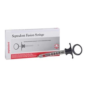 Fusion Aspirating Syringe Silver Medium Ea