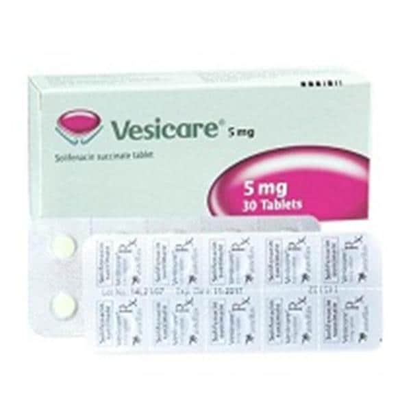 Vesicare Tablets 5mg Bottle 90/Bottle Each