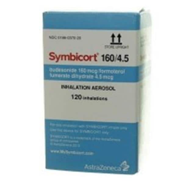 Symbicort Inhalation Aerosol 160/4.5mcg Inhaler 10.2gm Each
