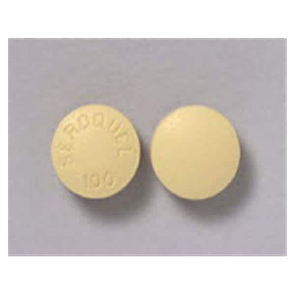 Seroquel Tablets 100mg Bottle 100/Bottle Each