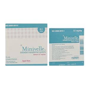 Minivelle Transdermal System 0.1mg Delivery System 8/Package