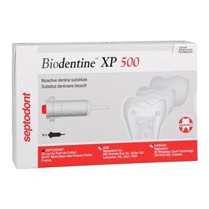 Biodentine XP 500 Dentin Replacement Base / Liner Cartridge Package 10/Bx