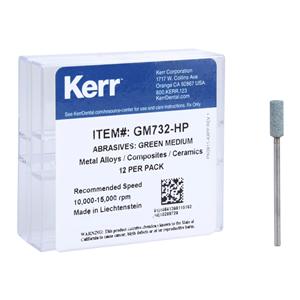 NTI Abrasives Mounted Abrasive Medium Cylinder Green Refill 12/Pk