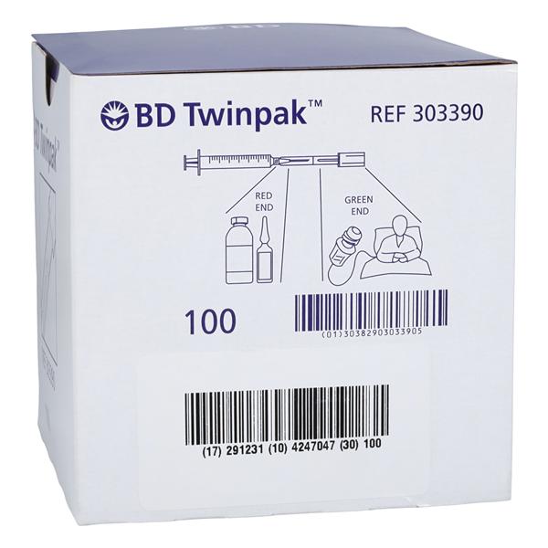 Twinpak Dual Device Cannula 17 Gauge Red/Green 100/Bx, 10 BX/CA