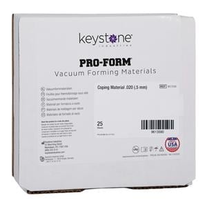 Coping Material .020" 25/Bx