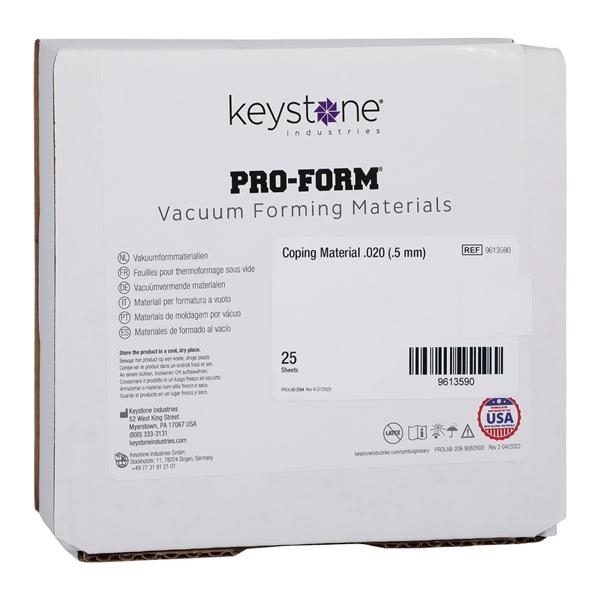 Coping Material .020" 25/Bx