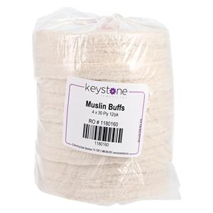 Buff Muslin 4" x 30 Ply 12/Pk