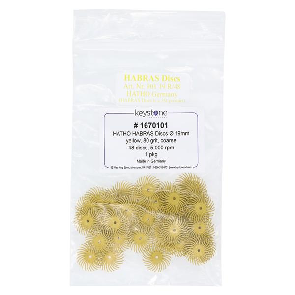 Hatho Brush Habras Disc Coarse 48/Pk