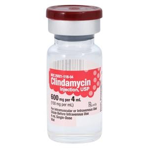 Clindamycin Phosphate Injection 150mg/mL SDV 4mL Each, 100 VL/CA