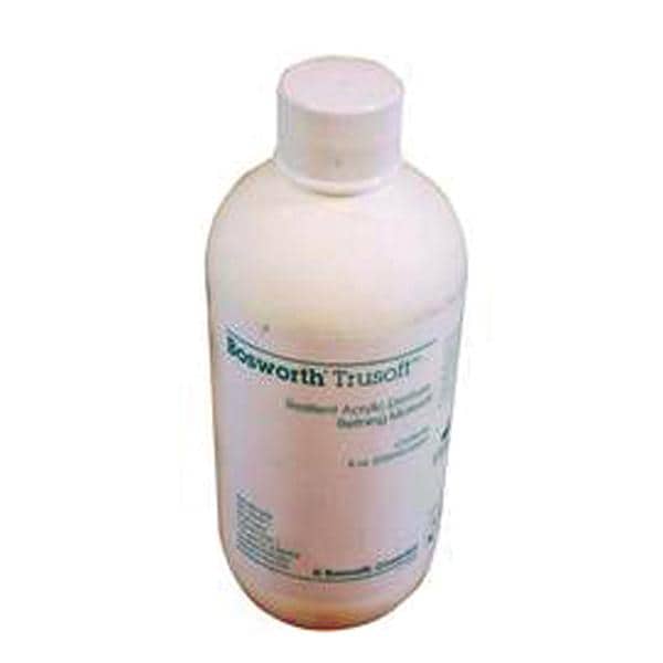 Trusoft Soft Liner Acrylic Reline Material Liquid 8oz/Bt