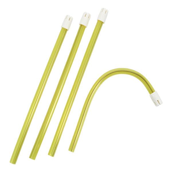 Flexo Saliva Ejectors Yellow / White Tip 100/Pk