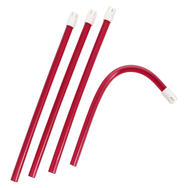 Flexo Saliva Ejectors Red / White Tip 100/Pk