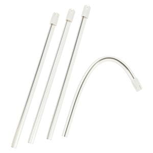 Flexo Saliva Ejectors Clear / White Tip 100/Pk