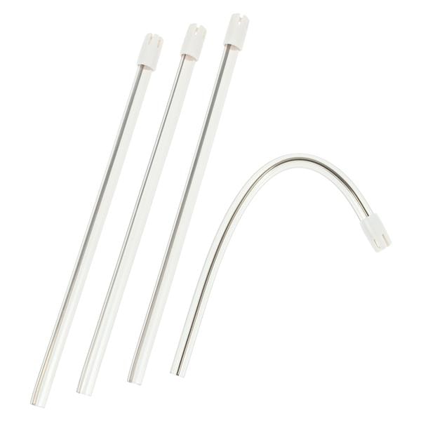 Flexo Saliva Ejectors Clear / White Tip 100/Pk