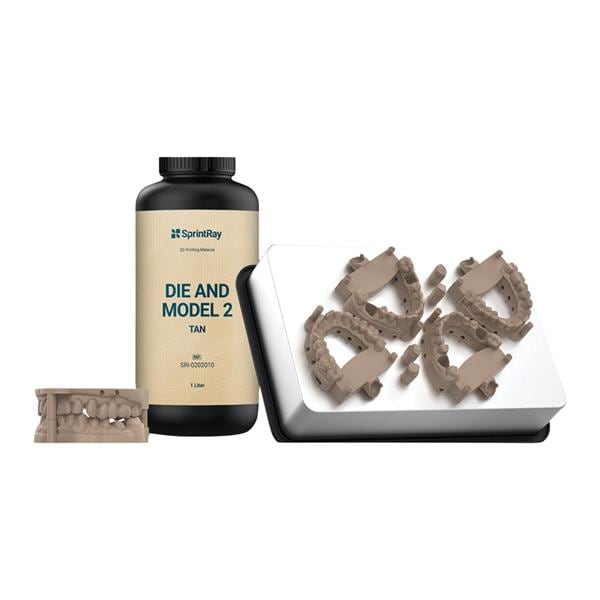 Die and Model 2 Dental Model Tan 1/Bottle