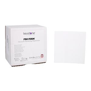 Pro-Form Mouthguard Material Laminate White Sheets 5" x 5" .120" 25/Bx
