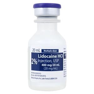 Lidocaine HCl Injection 2% MDV 20mL Each