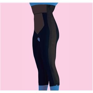 Compression Girdle Below Knee/High Waist XL 46-50" Black