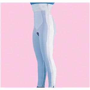Compression Girdle High Waist/Ankle Length Large 41-45" White
