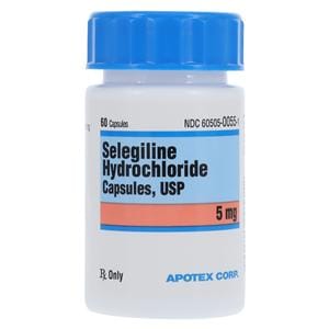 Selegiline Capsules 5mg Bottle 60/Bottle Each
