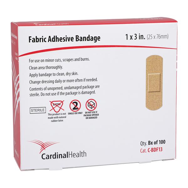 Adhesive Bandage Fabric 1x3" Tan 1200/Ca