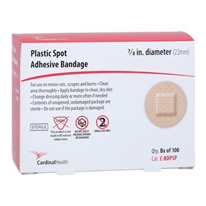 Spot Bandage Plastic 7/8" Tan 1200/Ca