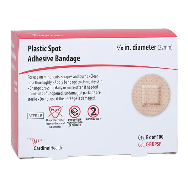 Spot Bandage Plastic 7/8" Tan 1200/Ca