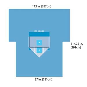 Convertors Tiburon HD 87x115" Sterile Arthroscopy Drape 2" Fenestrated