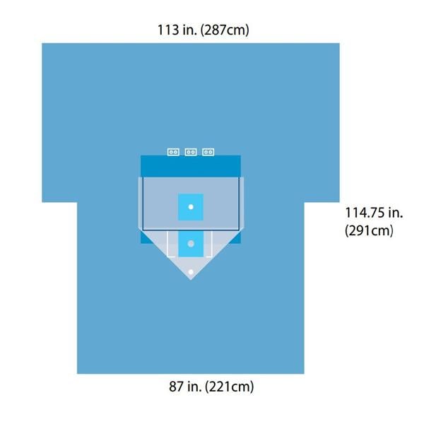 Convertors Tiburon HD 87x115" Sterile Arthroscopy Drape 2" Fenestrated