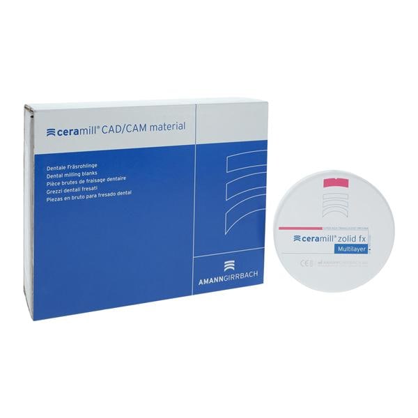 Ceramill Zolid FX Zirconia Disc 0/A1 98x14 Ea