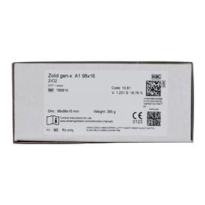 Zolid Gen-X Zirconia Disc A1 98x16 Ea