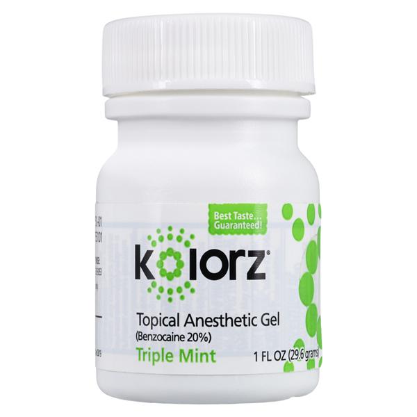 Kolorz Topical Anesthetic Gel Triple Mint 1 Oz/Jr