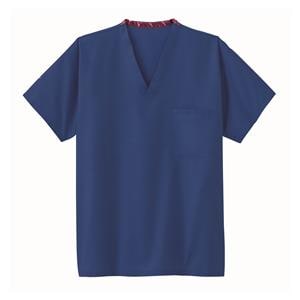 Essentials Scrub Tunic V-Neck 1 Pocket Medium Navy Unisex Ea