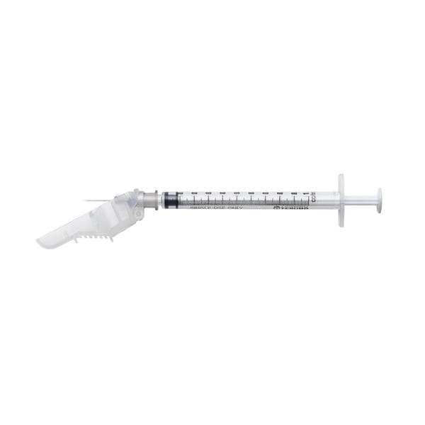 SurGuard 3 Hypodermic Syringe/Needle 27gx1/2" 1cc Gry LL Sfty No Dead Spc 100/Bx, 4 BX/CA