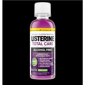 Listerine Total Care Zero Fresh Mint Mouthwash 3.2 oz Patient Size 24/Ca
