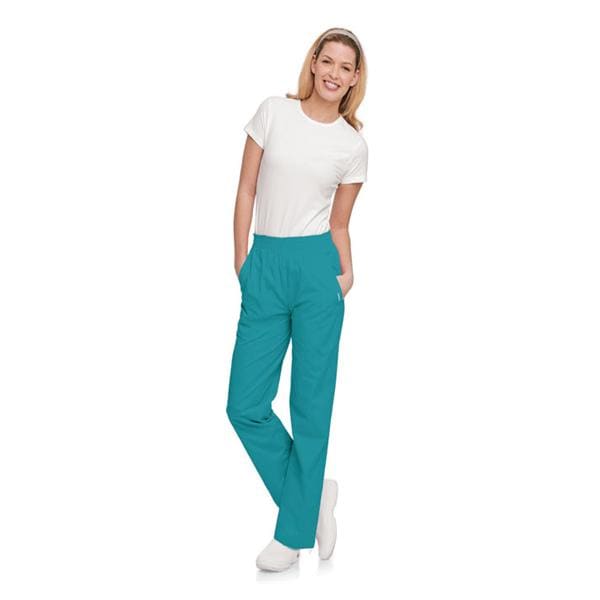 Scrub Pant 4 Pockets 5X Large Teal Womens Ea