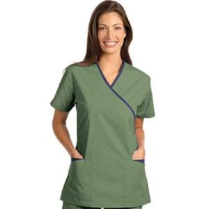 Fashion Seal Scrub Shirt XOvr Nck 3 Pkts Set-In Sleeves Small Dll Womens Ea