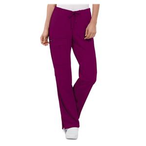 Jockey Scrub Pant 4 Pockets Large Plumberry Womens Ea