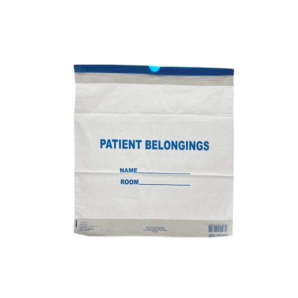 Patient Belongings Bag White 20x20