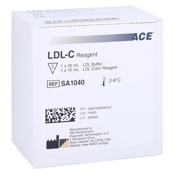 ACE LDL Cholesterol Reagent B:1x30mL/Color:1x10mL 100 Tests Ea