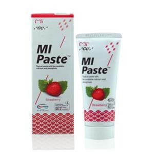 MI Paste Tooth Topical Without Fluoride Strawberry 10/Bx