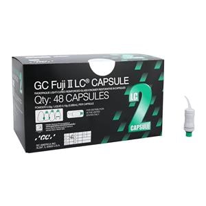 GC Fuji II LC Glass Ionomer Capsule A2 Refill 48/Bx
