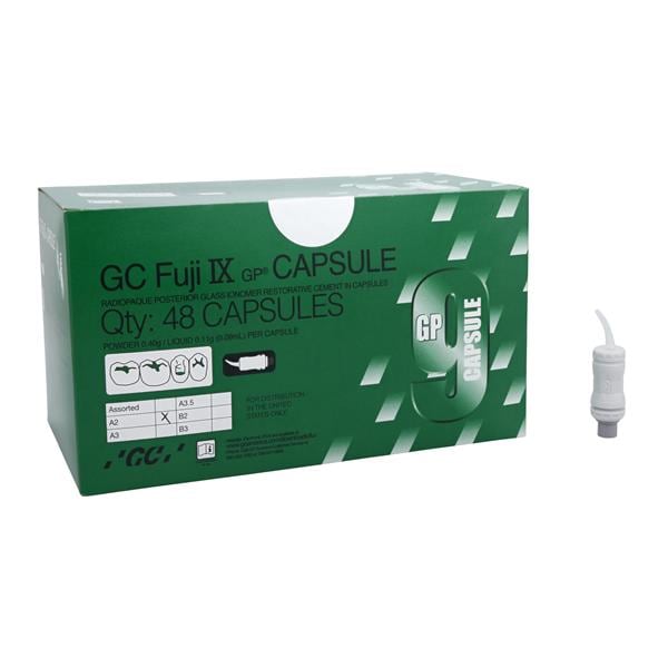 GC Fuji IX Glass Ionomer Capsule A2 Refill 48/Bx