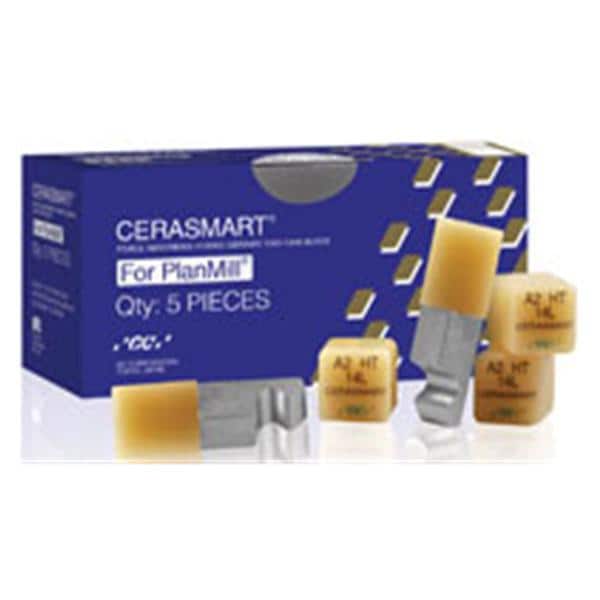 CERASMART HT Milling Blocks High Translucency 12 A1 For PlanMill 5/Pk
