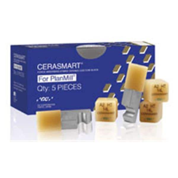 CERASMART HT Milling Blocks High Translucency 12 A3 For PlanMill 5/Pk
