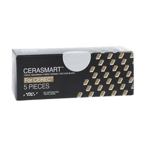 CERASMART LT Milling Blocks Low Translucency 14 A3.5 For CEREC 5/Pk