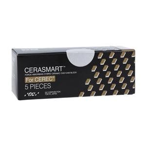 CERASMART LT Milling Blocks Low Translucency 14L B1 For CEREC 5/Pk