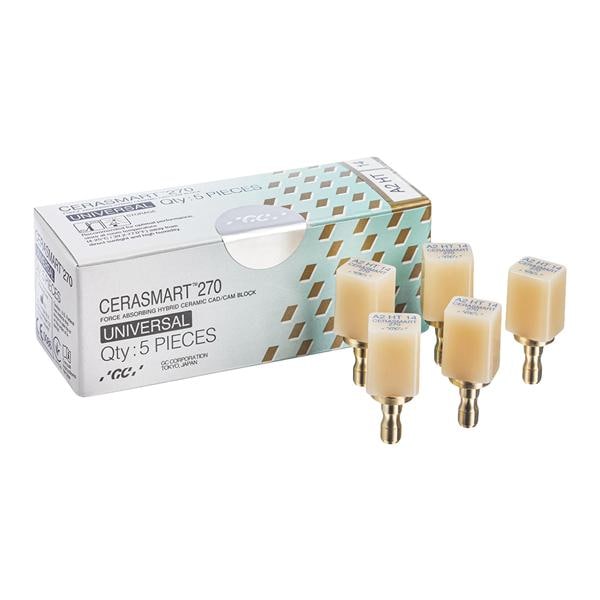 CERASMART 270 HT Milling Blocks High Translucency 14 A1 For Universal 5/Bx